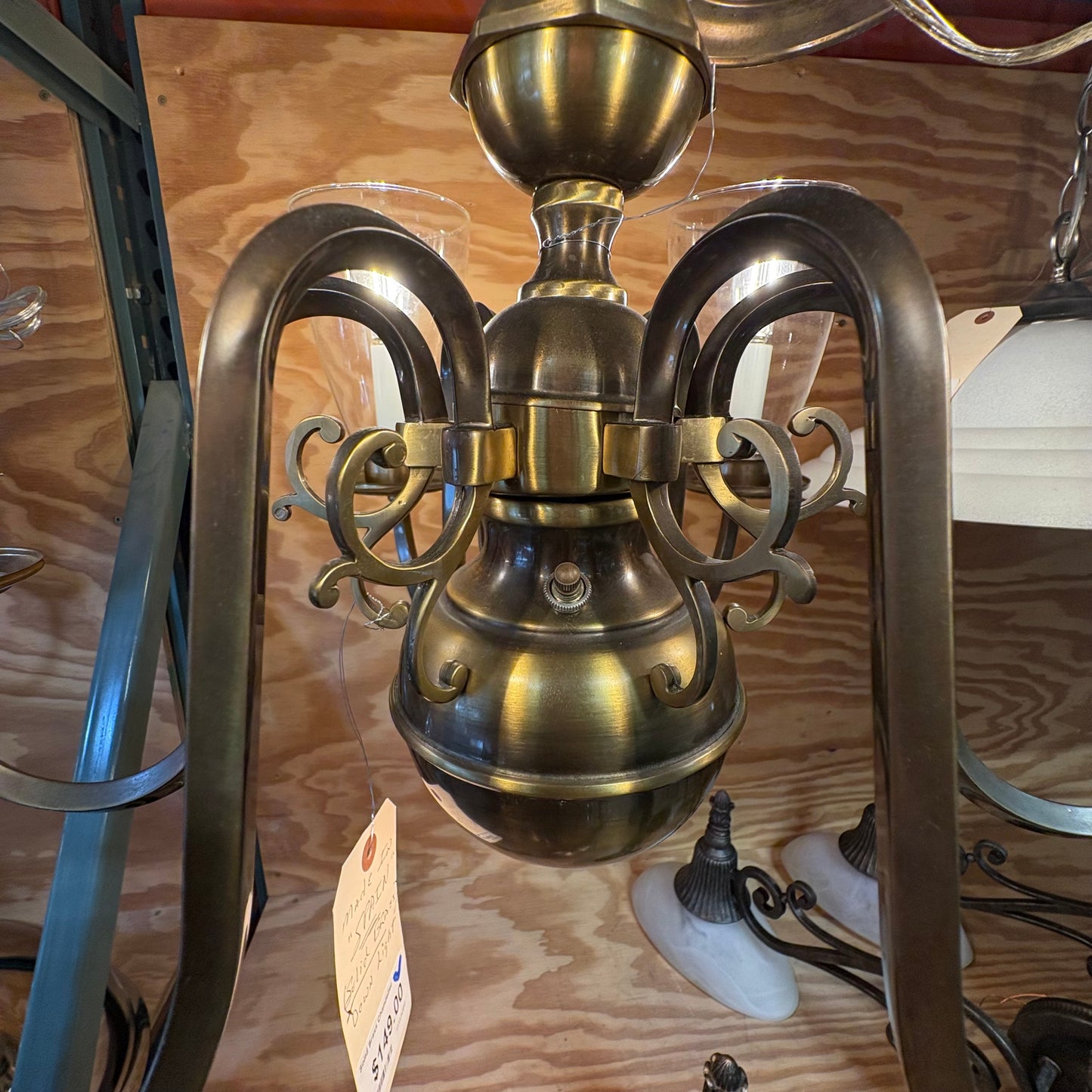 Solid Brass Chandelier