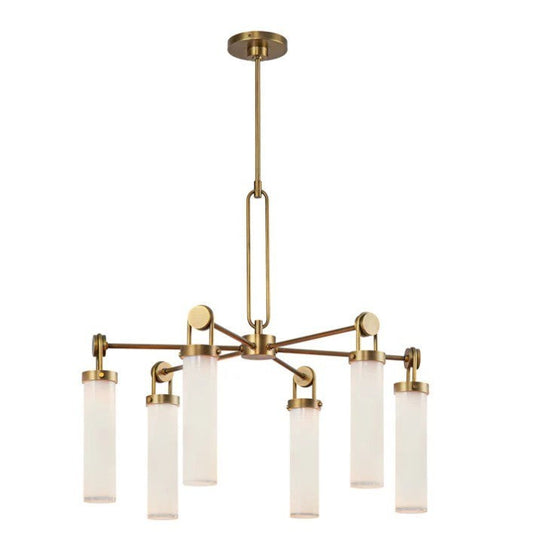 Kuzco Gold 6-Light Chandelier TRUE