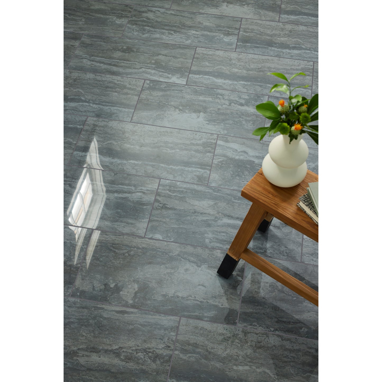 Tivoli Charcoal Polished 12x24