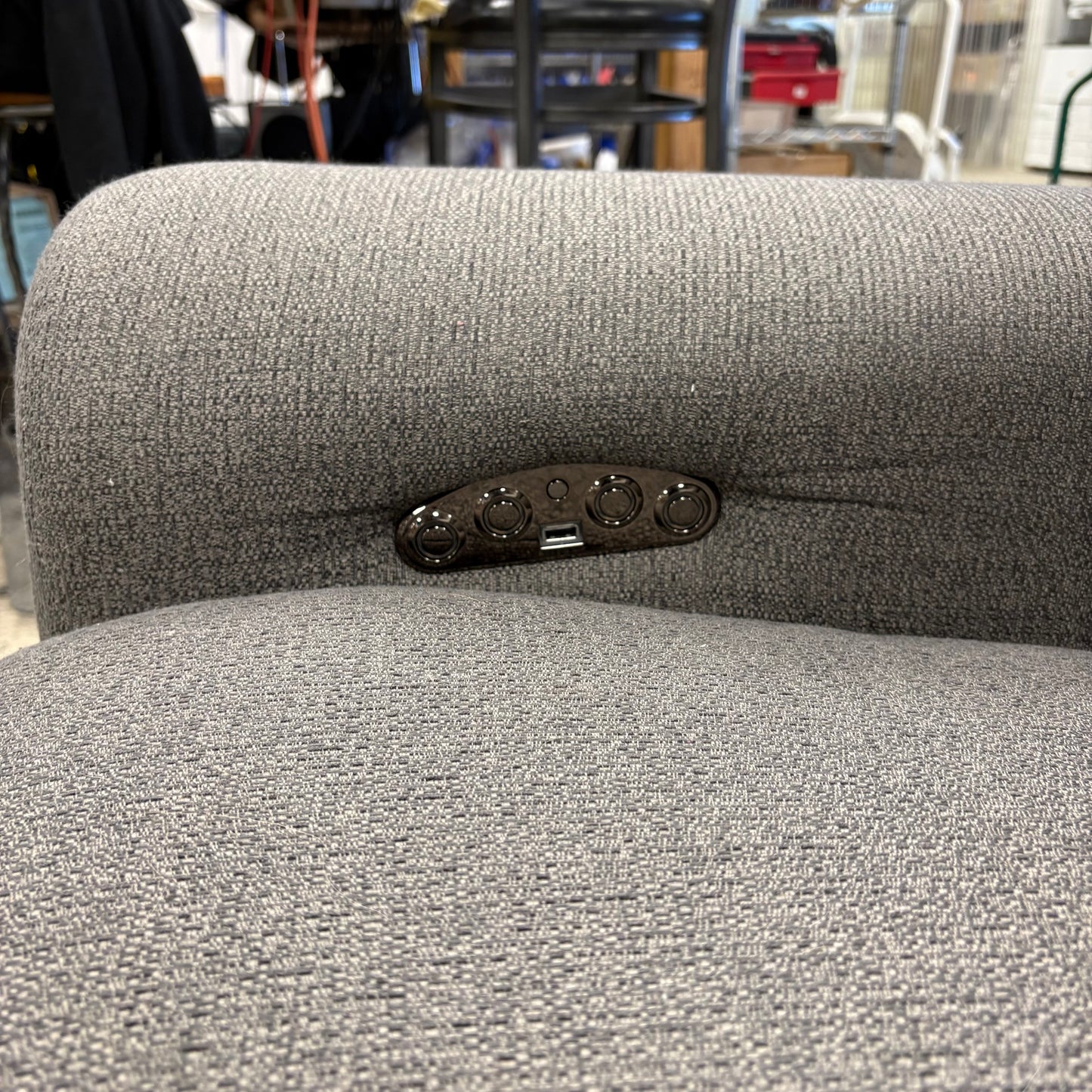 HeatherGray PowerRecliner Sofa