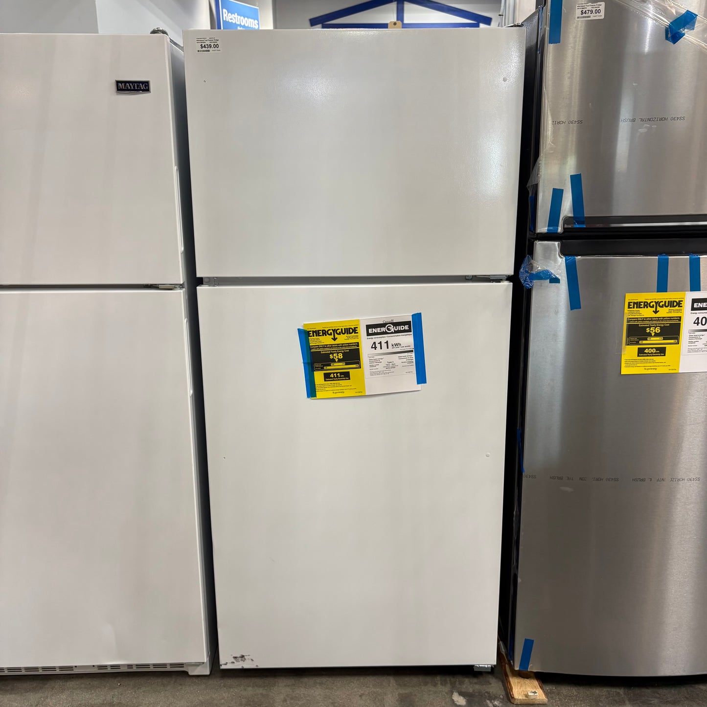 Whirlpool Top Freezer Fridge