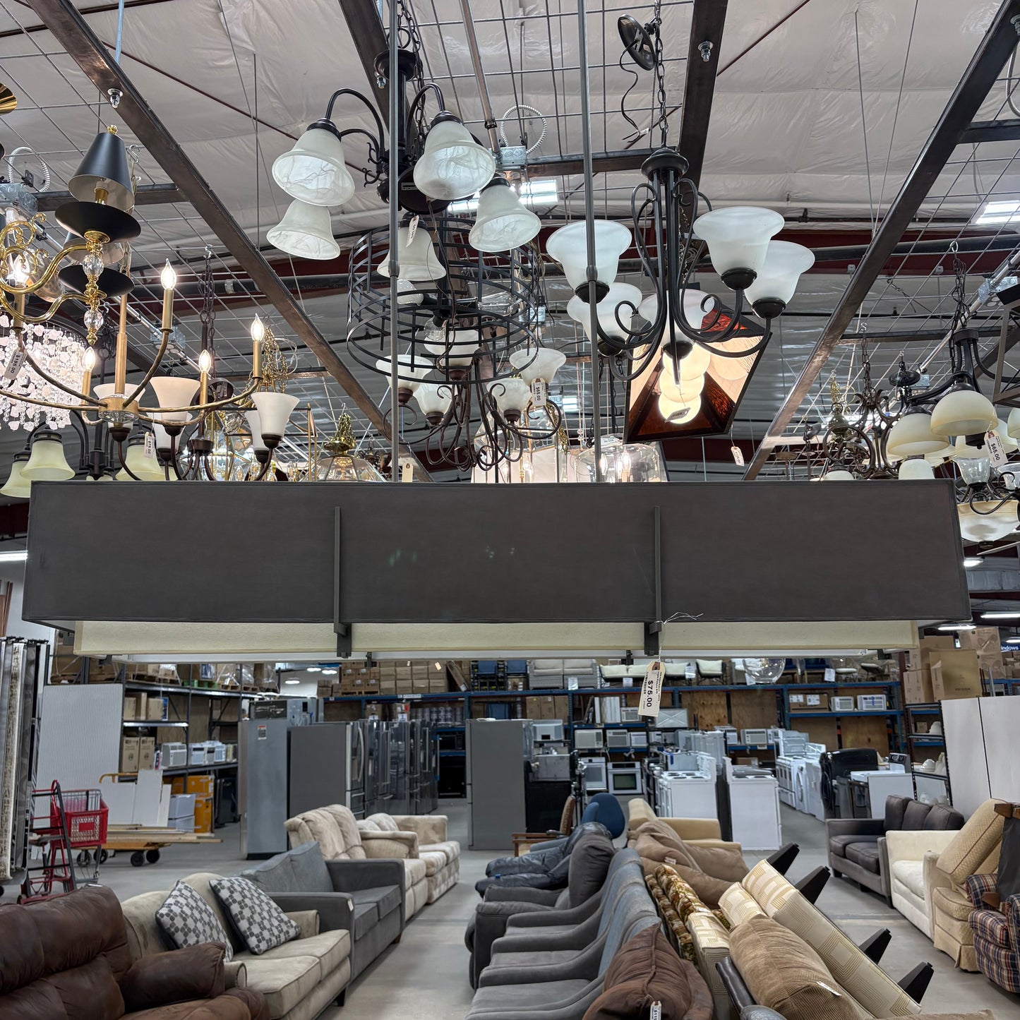 48" Rectangle Pendant Light