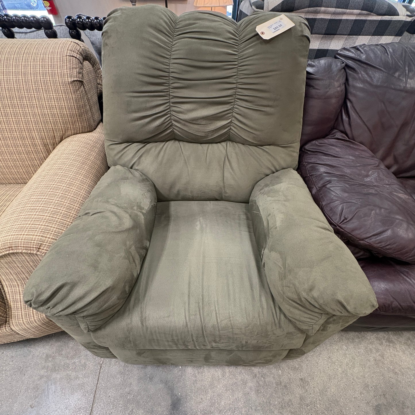 Olive Green Recliner