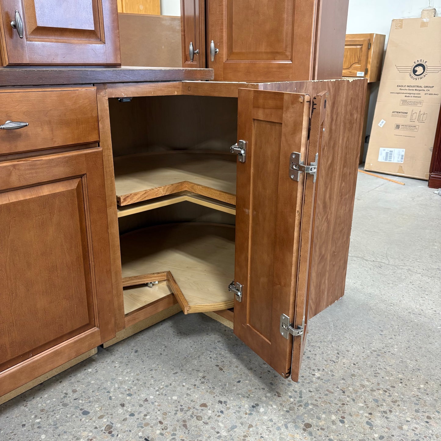 19 Pc. Cabinet Set w/ Fridge