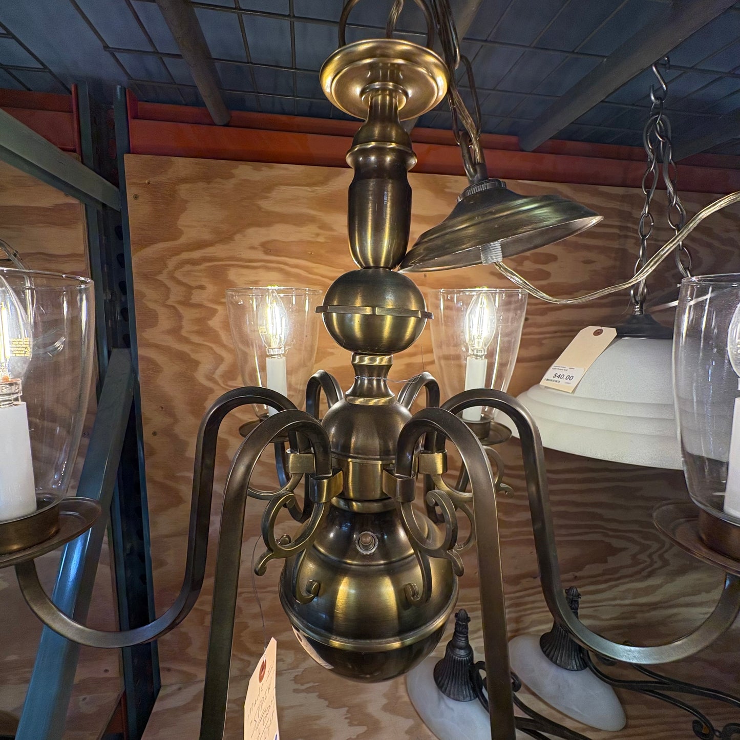 Solid Brass Chandelier