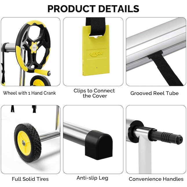 Aluminum Pool Cover Reel Set