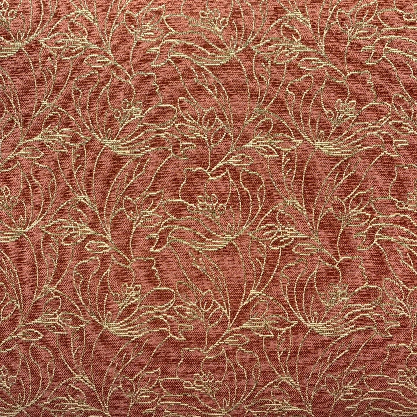 Rust Orange Orchid Armchair