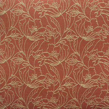 Rust Orange Orchid Armchair