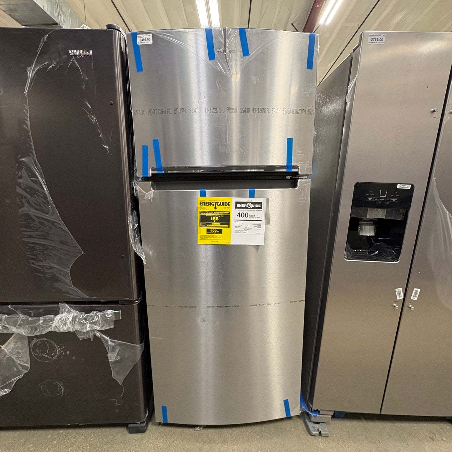 Whirlpool Top Freezer Fridge