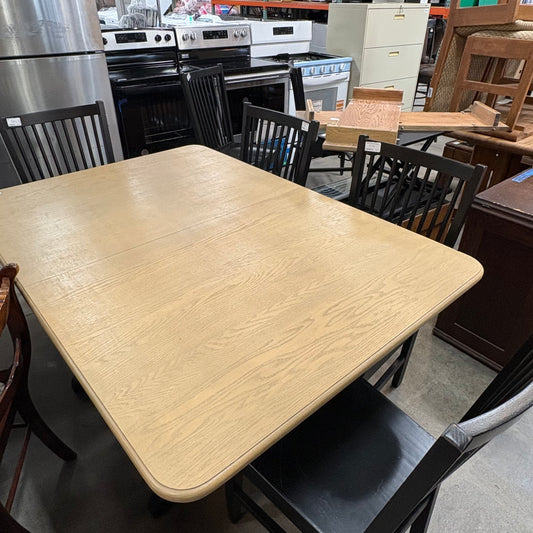 Double Pedestal Dining Set