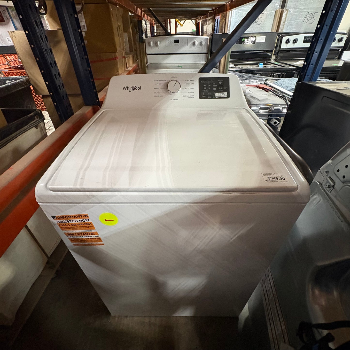 Whirlpool Top Load Washer
