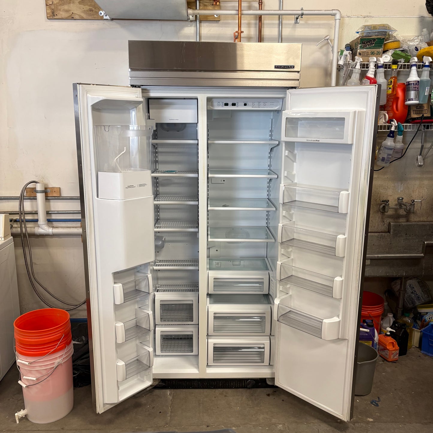 KitchenAid 36" Built-In Side by Side Fridge