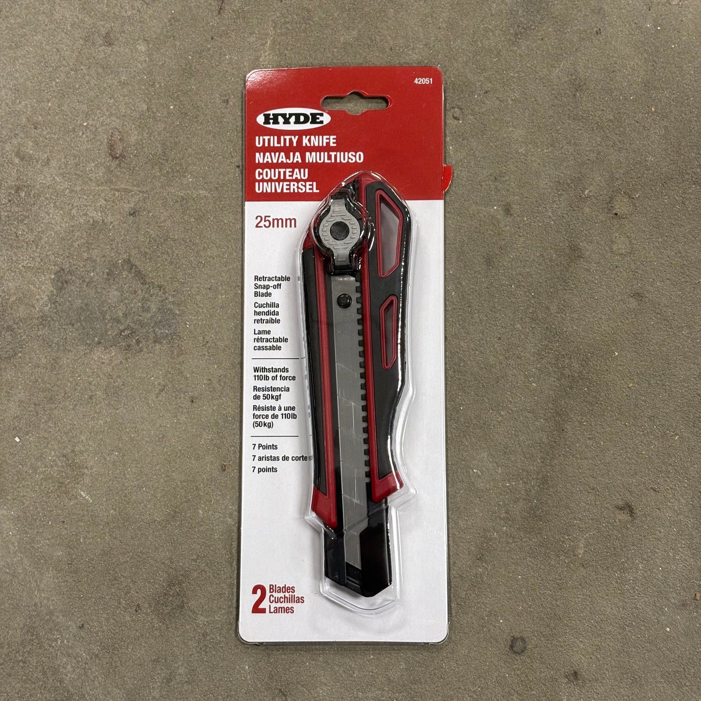 Hyde Snap Off Utility Knife