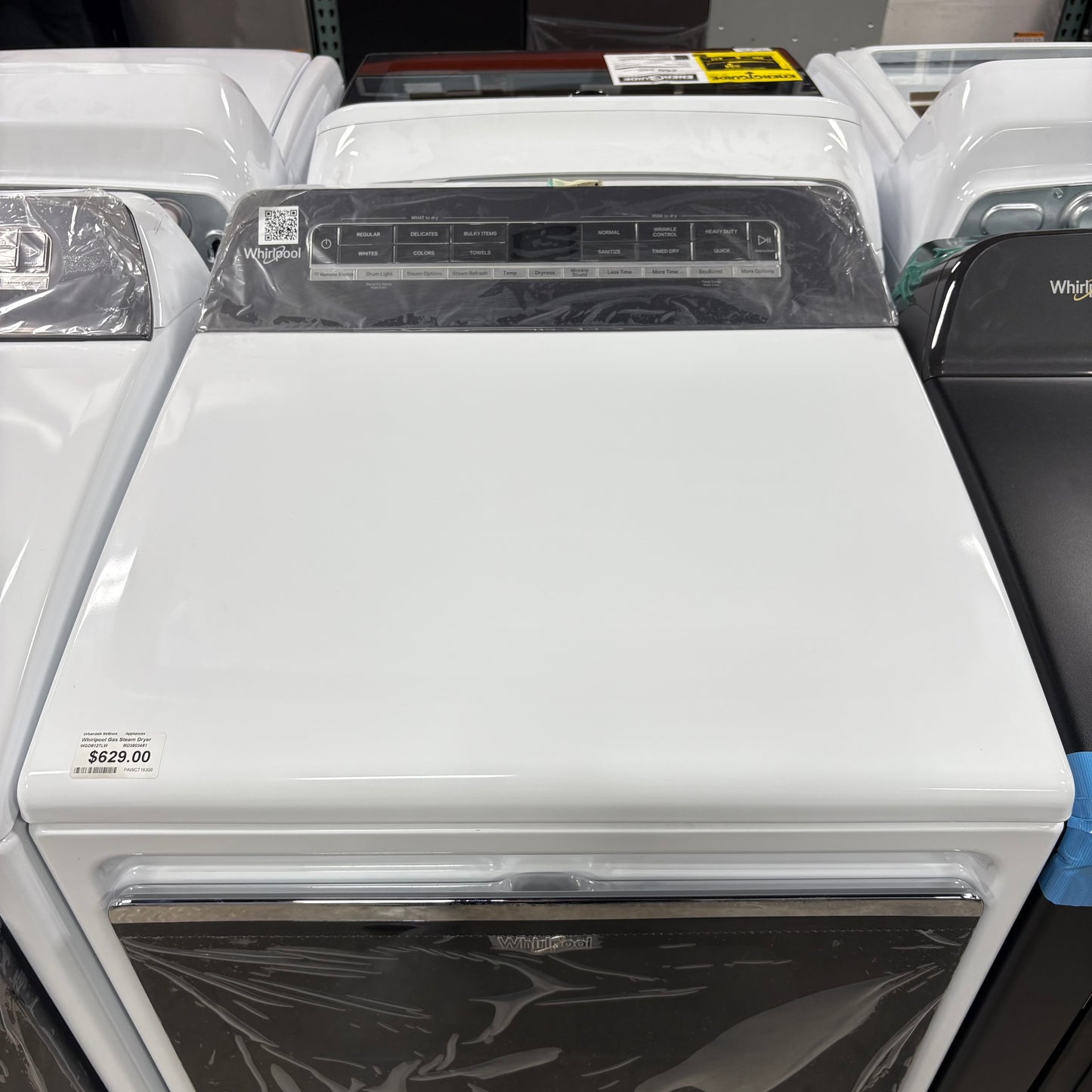 Whirlpool Gas Steam Dryer