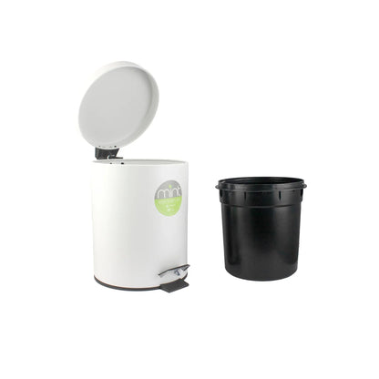 Trash Can White 5L