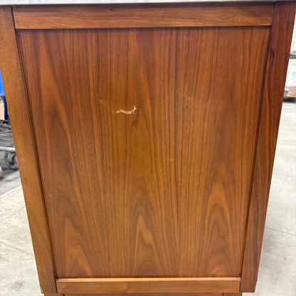 61" Walnut Vanity w/Marble Top