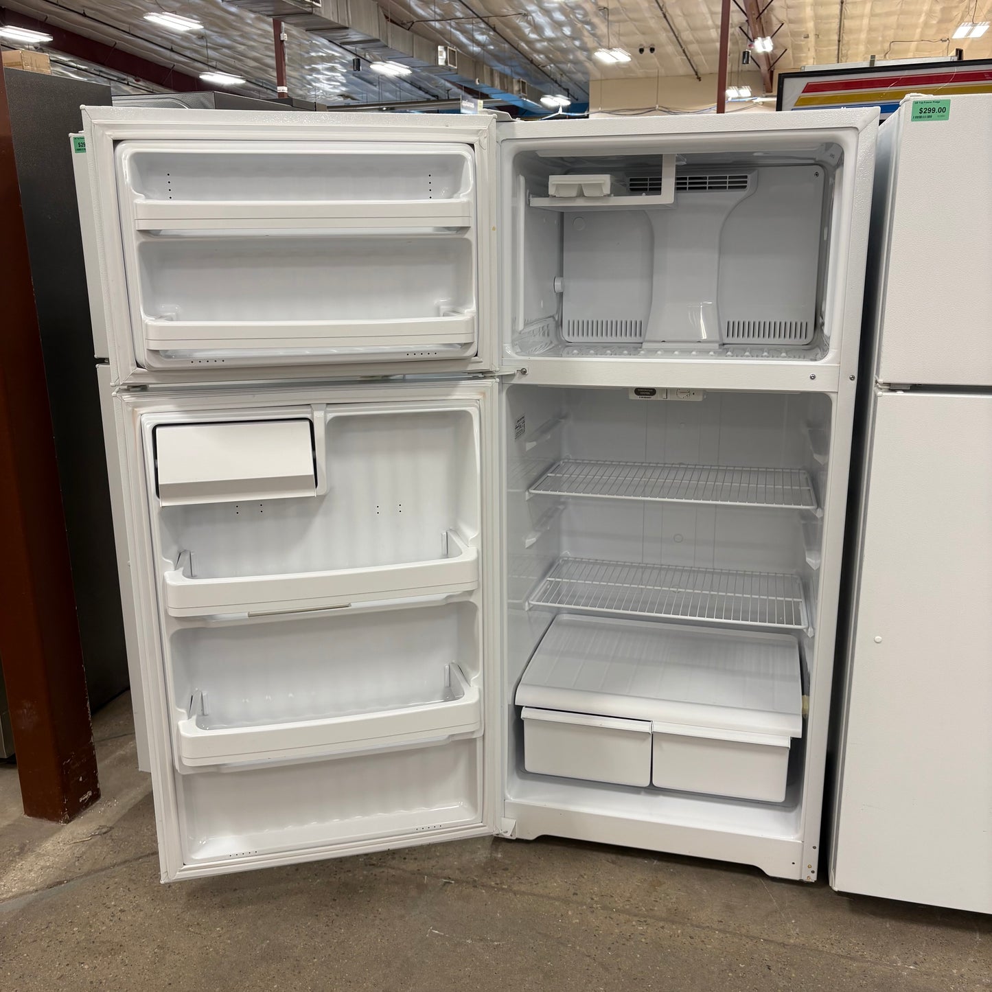 GE Top Freezer Fridge