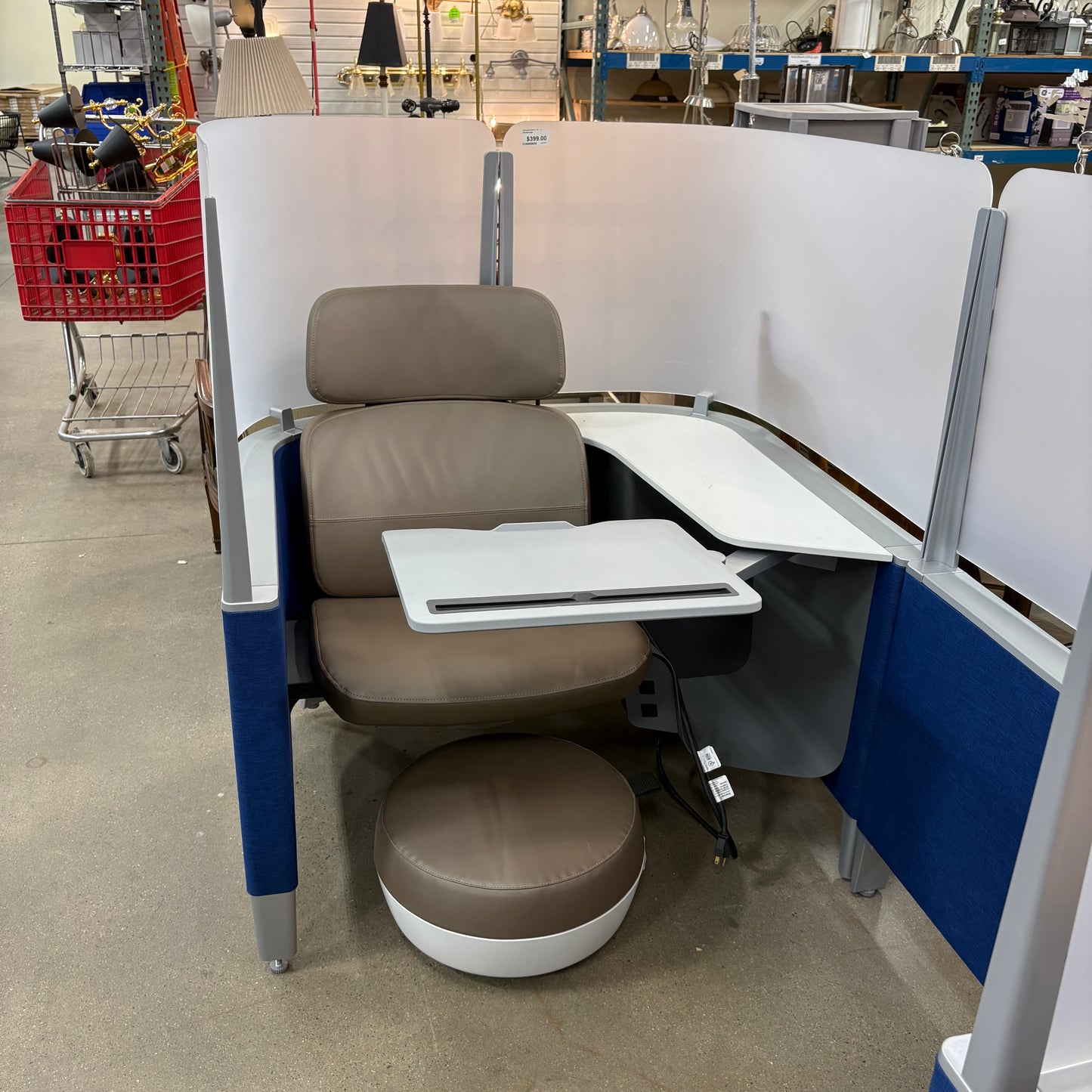 Blue Privacy Work Pod