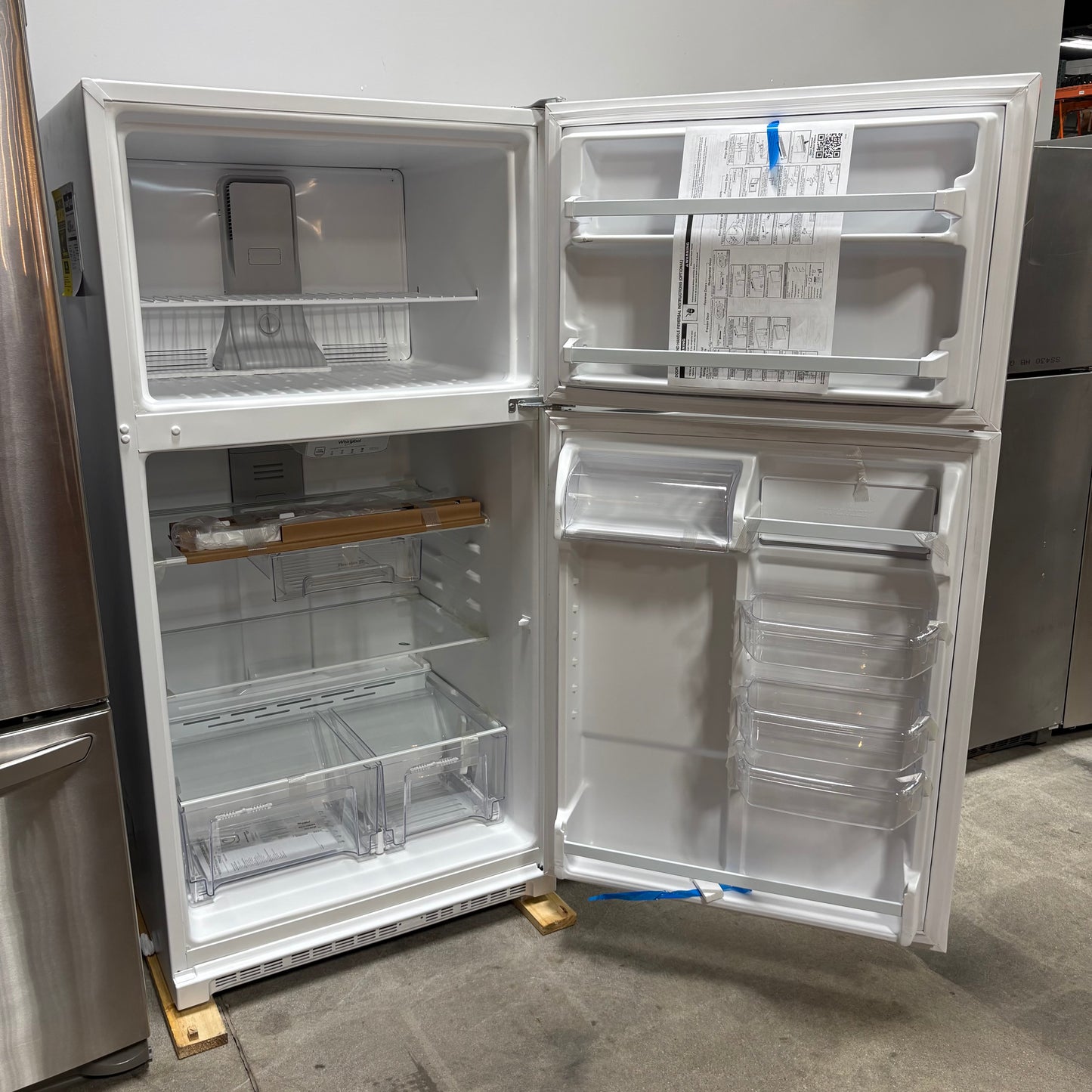 Whirlpool Top Freezer Fridge