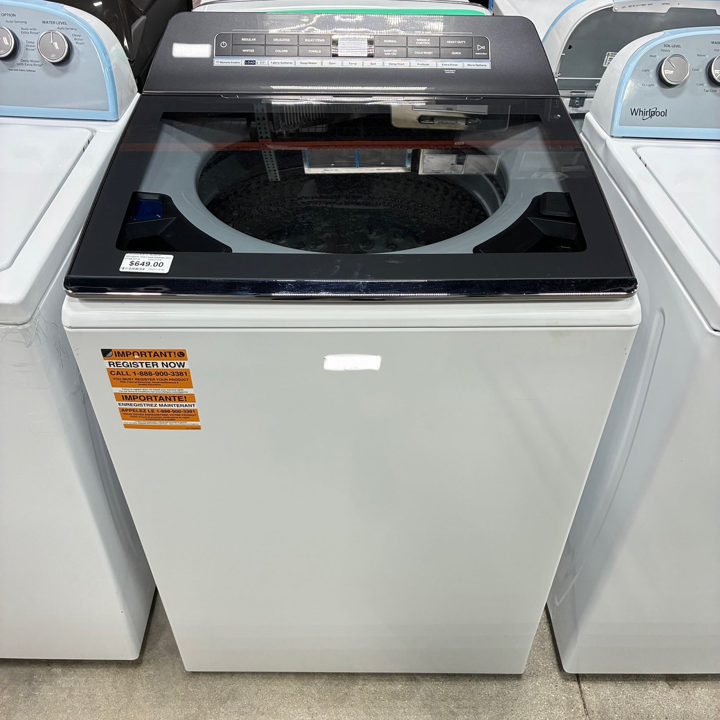 Whirlpool Top Load Washer 2n1