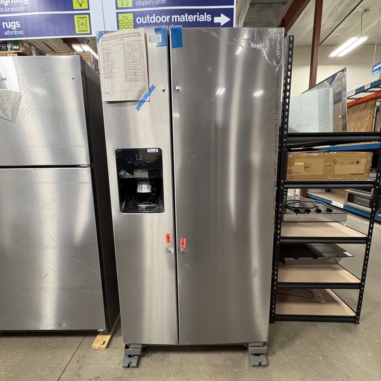 Whirlpool Side by Side Fridge