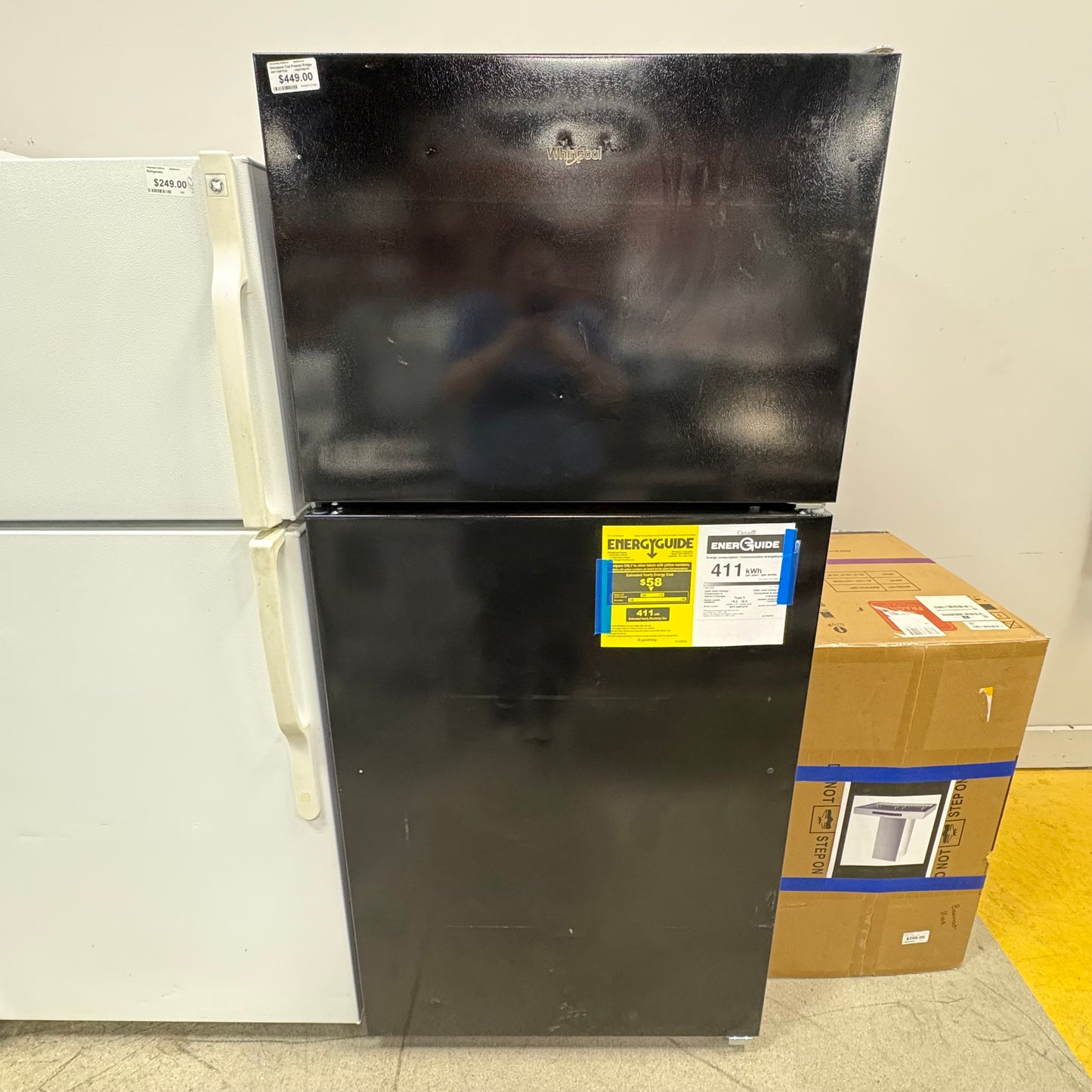 Whirlpool Top Freezer Fridge
