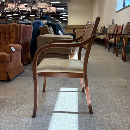 Vintage Cane Back Dining Chair