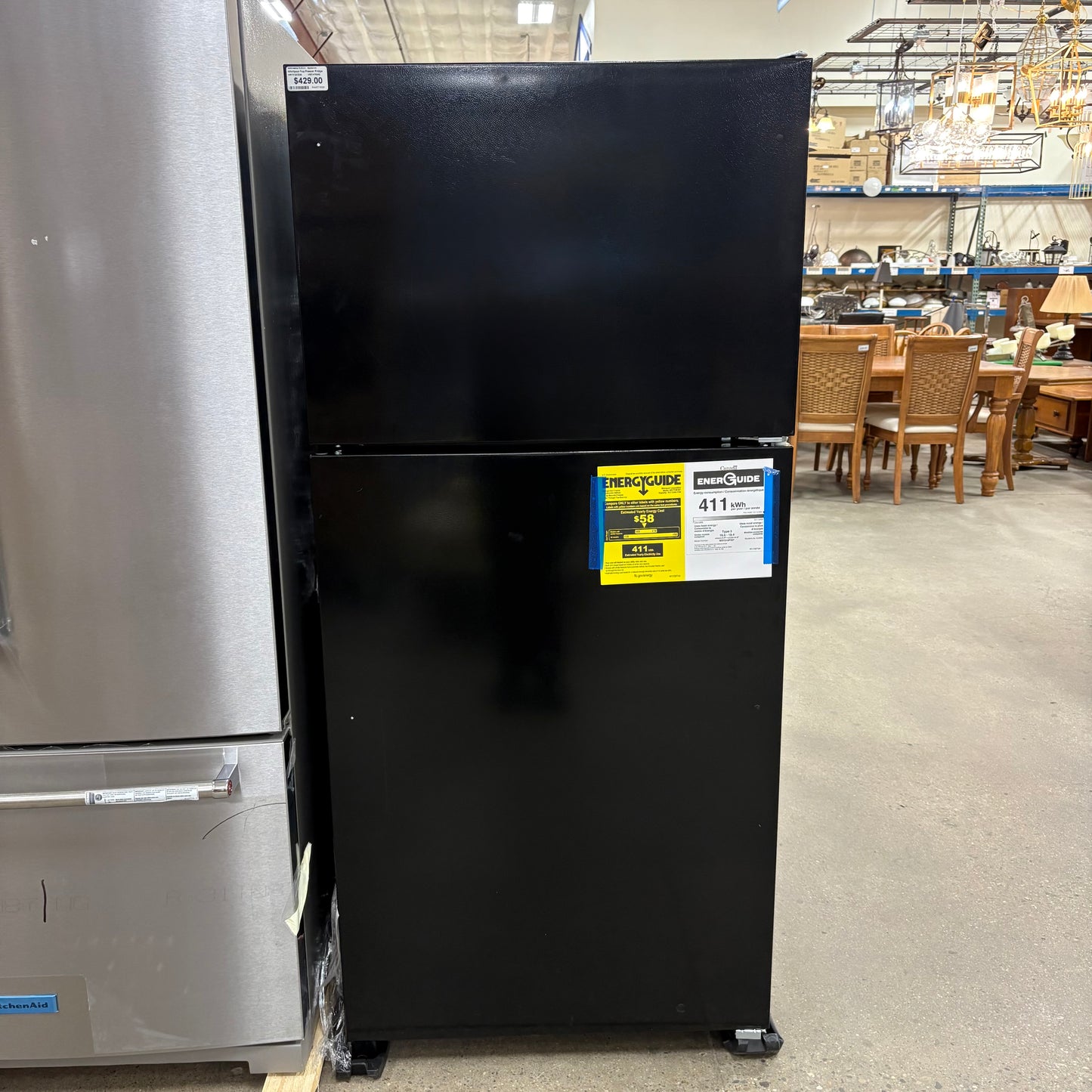 Whirlpool Top Freezer Fridge