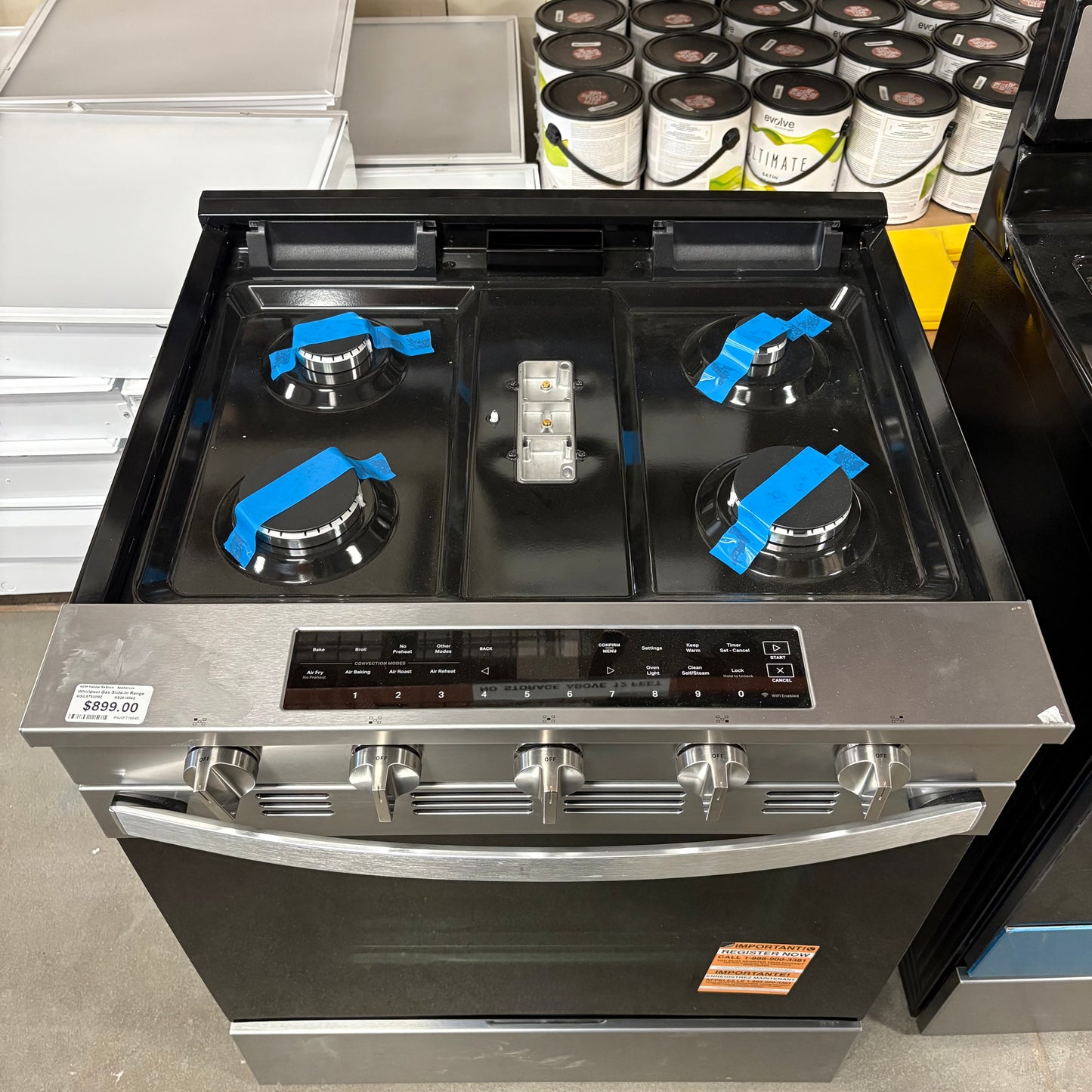 Whirlpool Gas Slide-In Range
