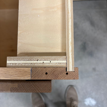Solid Oak Vanity - Double