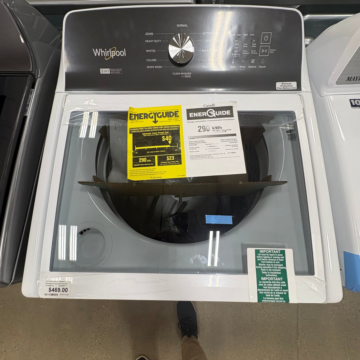 Whirlpool Top Load Washer