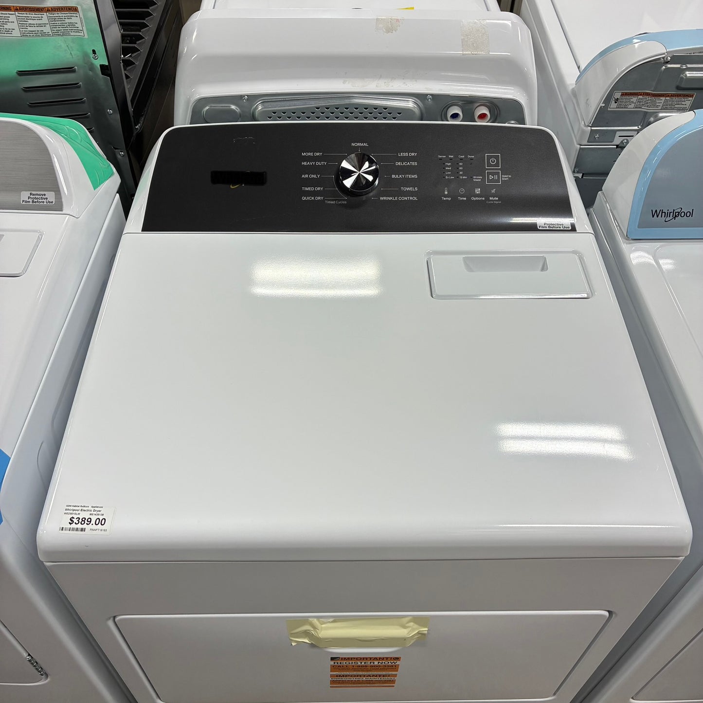 Whirlpool Electric Dryer
