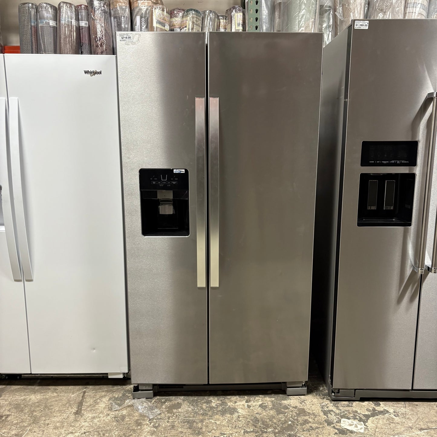 Whirlpool Side by Side Fridge