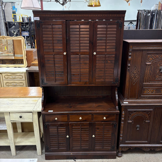 Espresso Farmhouse Hutch