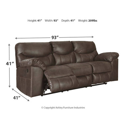 Ashley Boxberg Reclining Sofa true