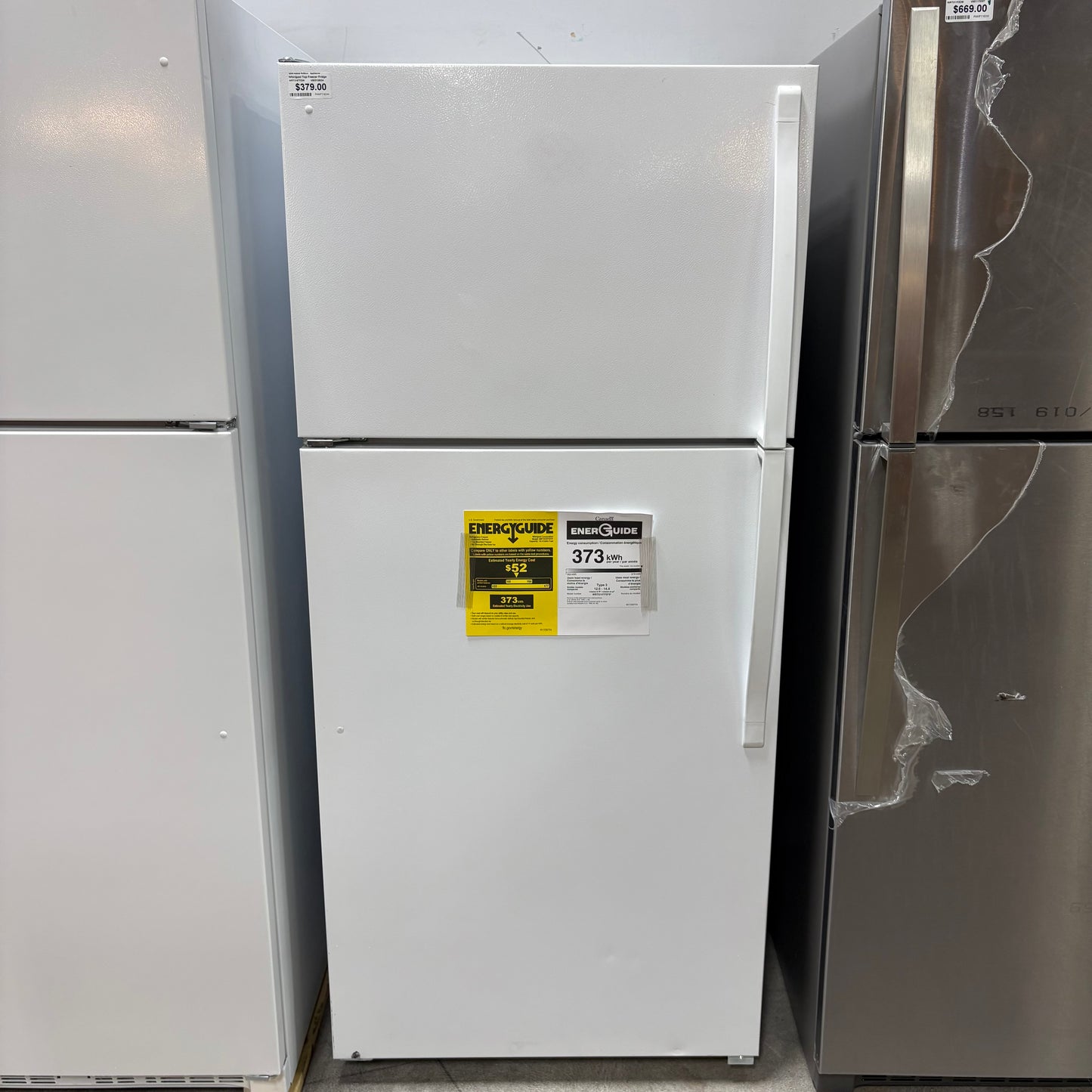 Whirlpool Top Freezer Fridge