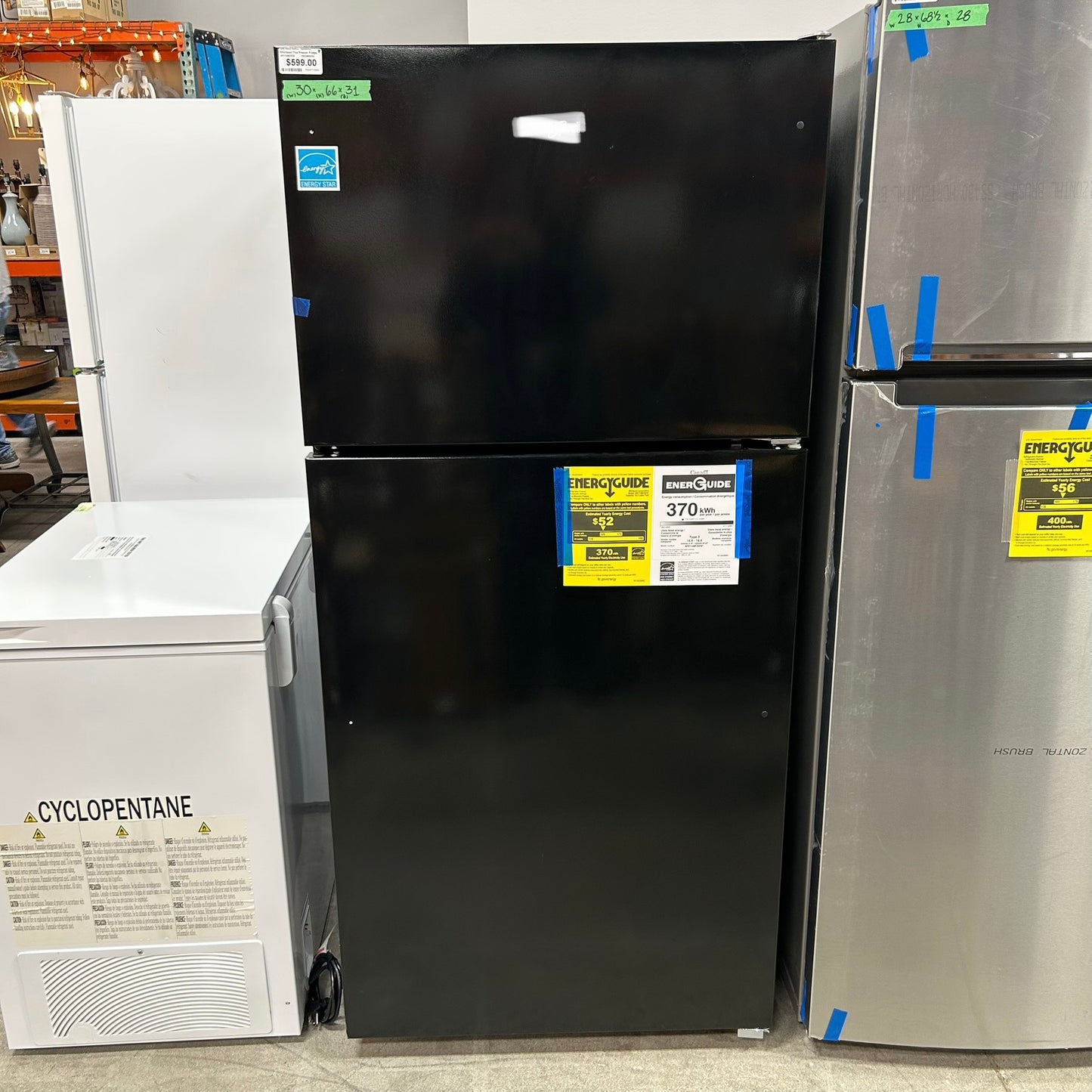 NEW Top Freezer Fridge