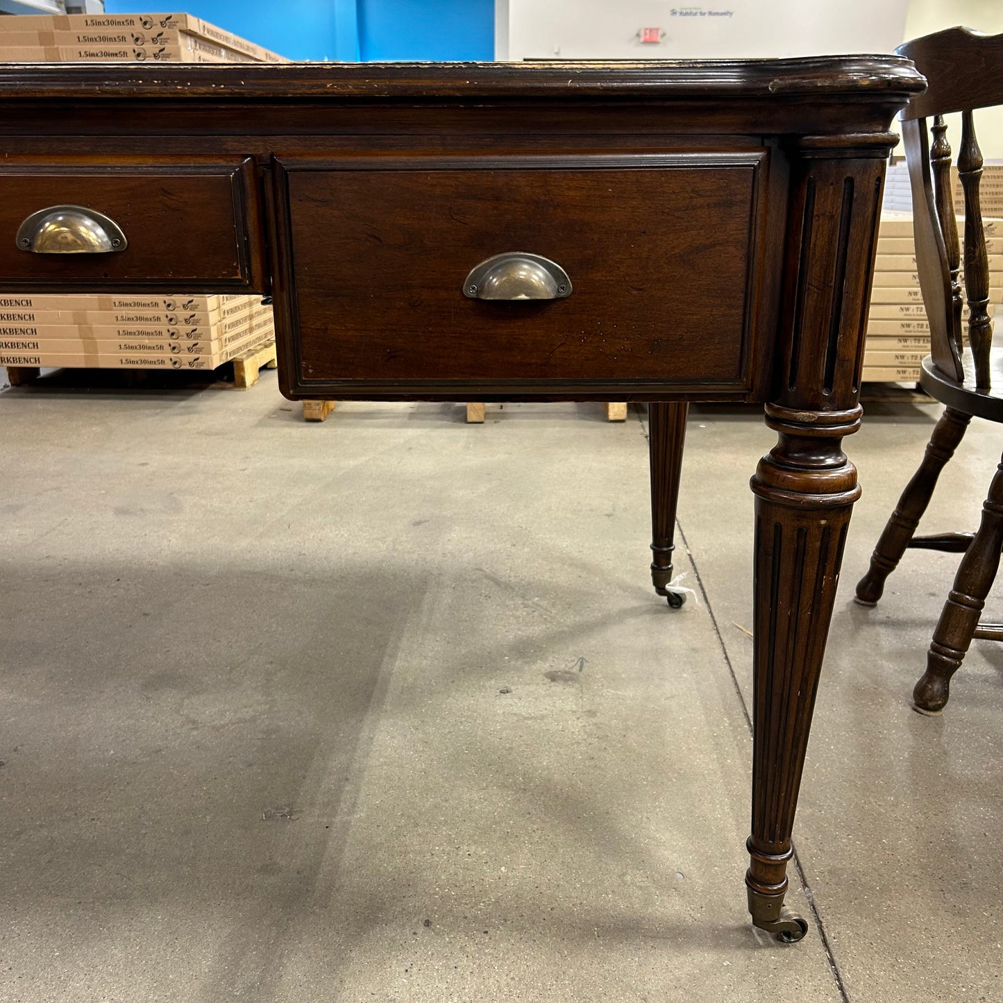 Leather Top Writing Desk