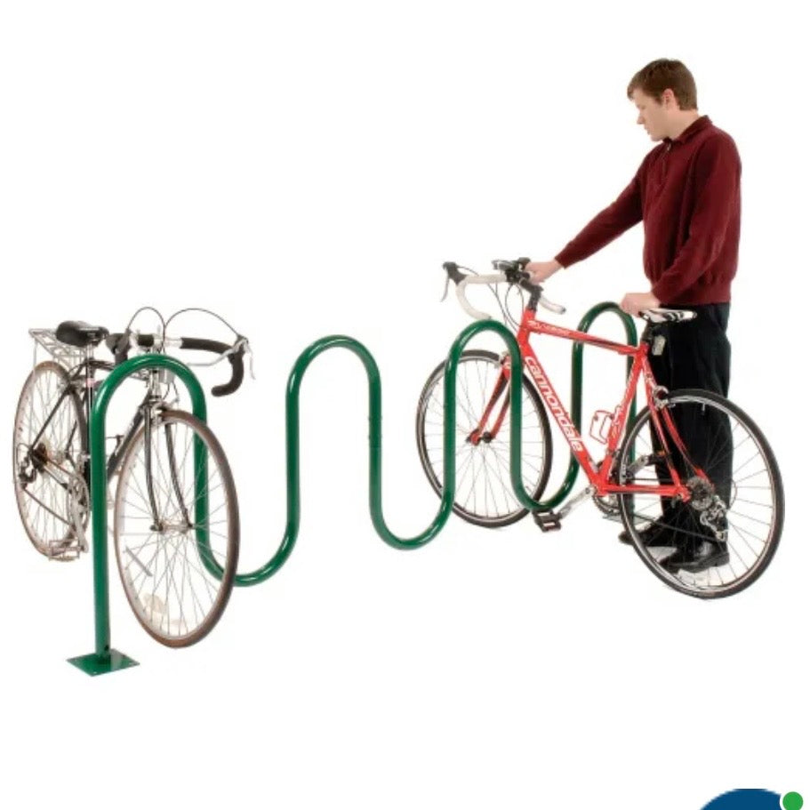 Green Wave Bike Rack