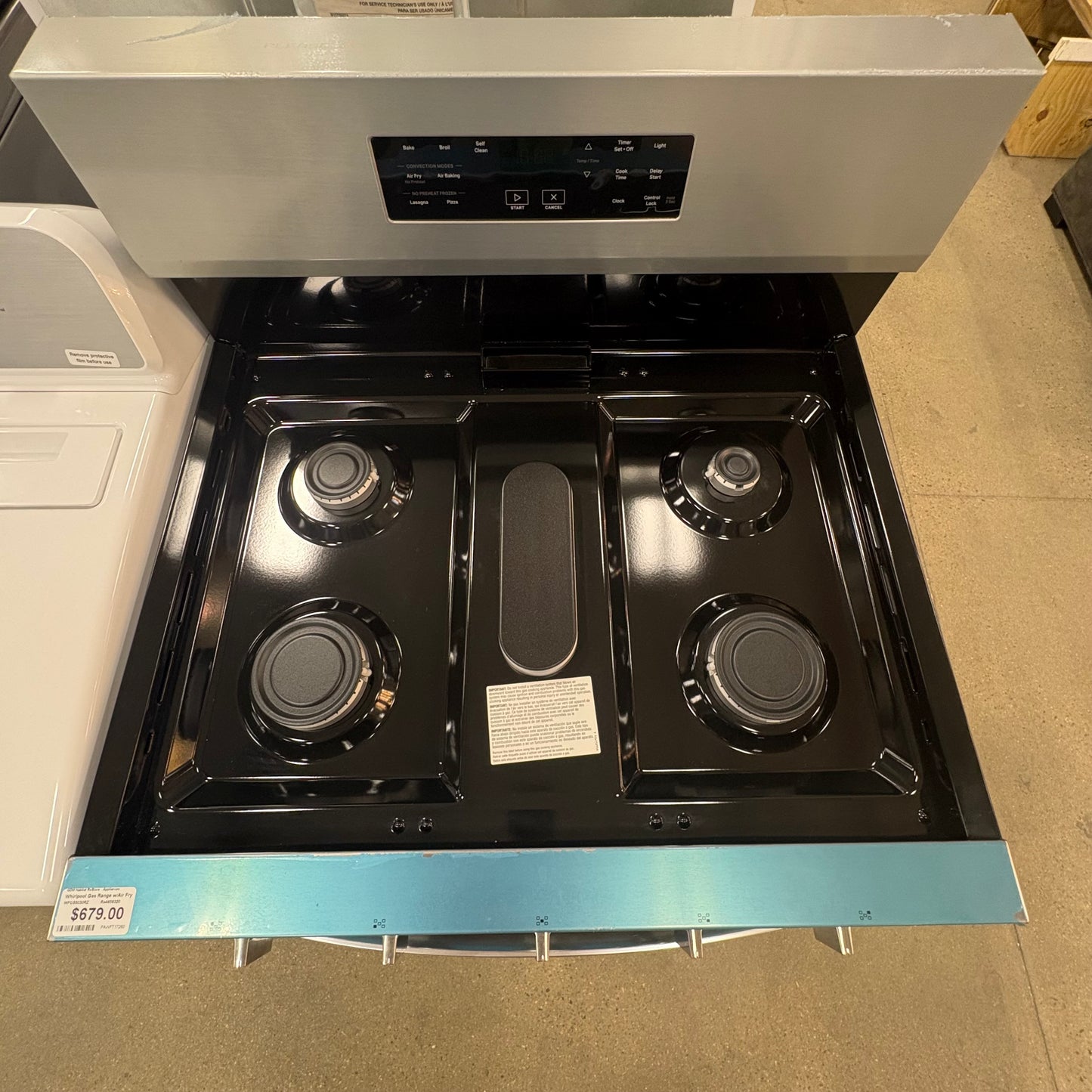Whirlpool Gas Range w/Air Fry