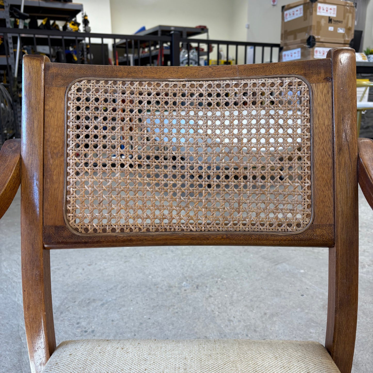 Vintage Cane Back Dining Chair