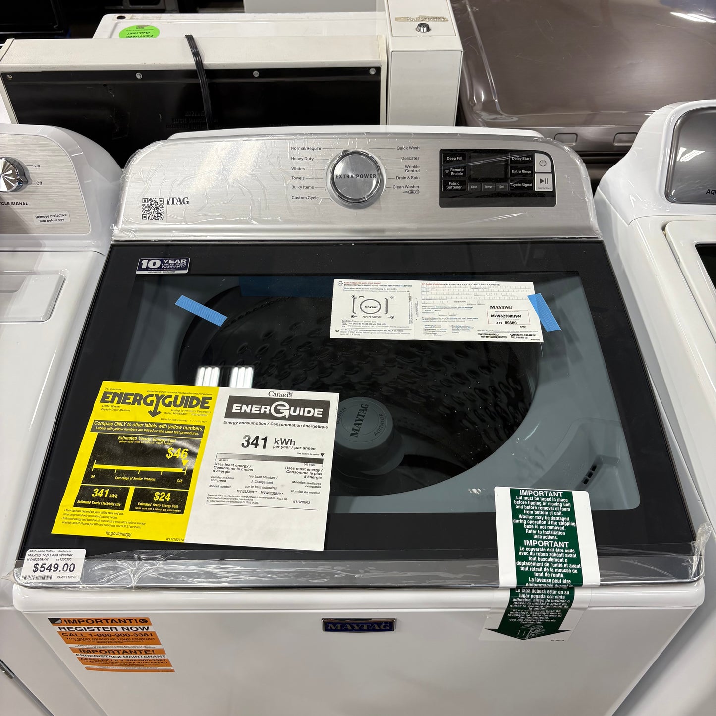 Maytag Top Load Washer