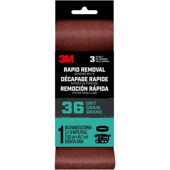 3M 36 Grit Sanding Belt