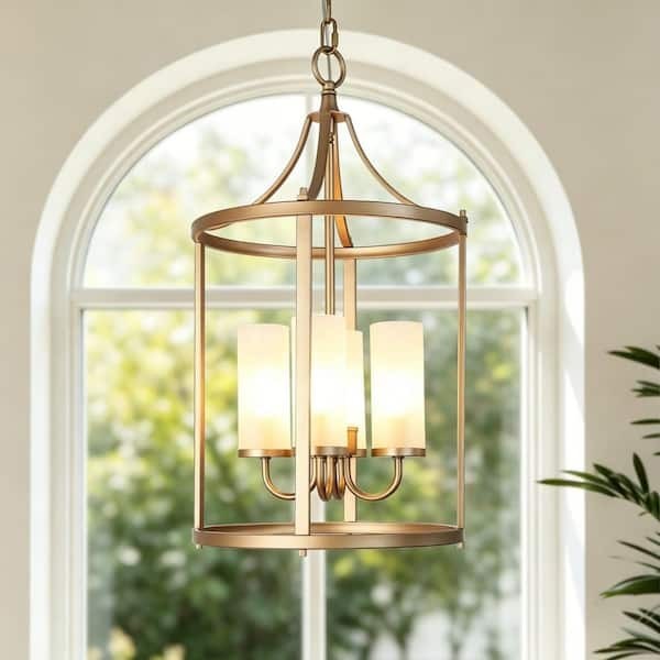 Gold Drum Cage Pendant FALSE