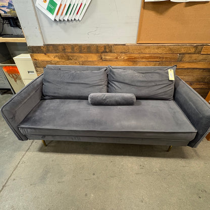 Gray and Gold Couch