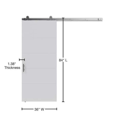 Jeld-Wen Modern BarnDoor 36x84 false