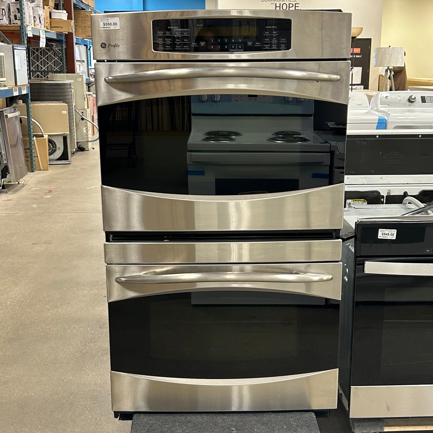 GE Elec Double Wall Oven