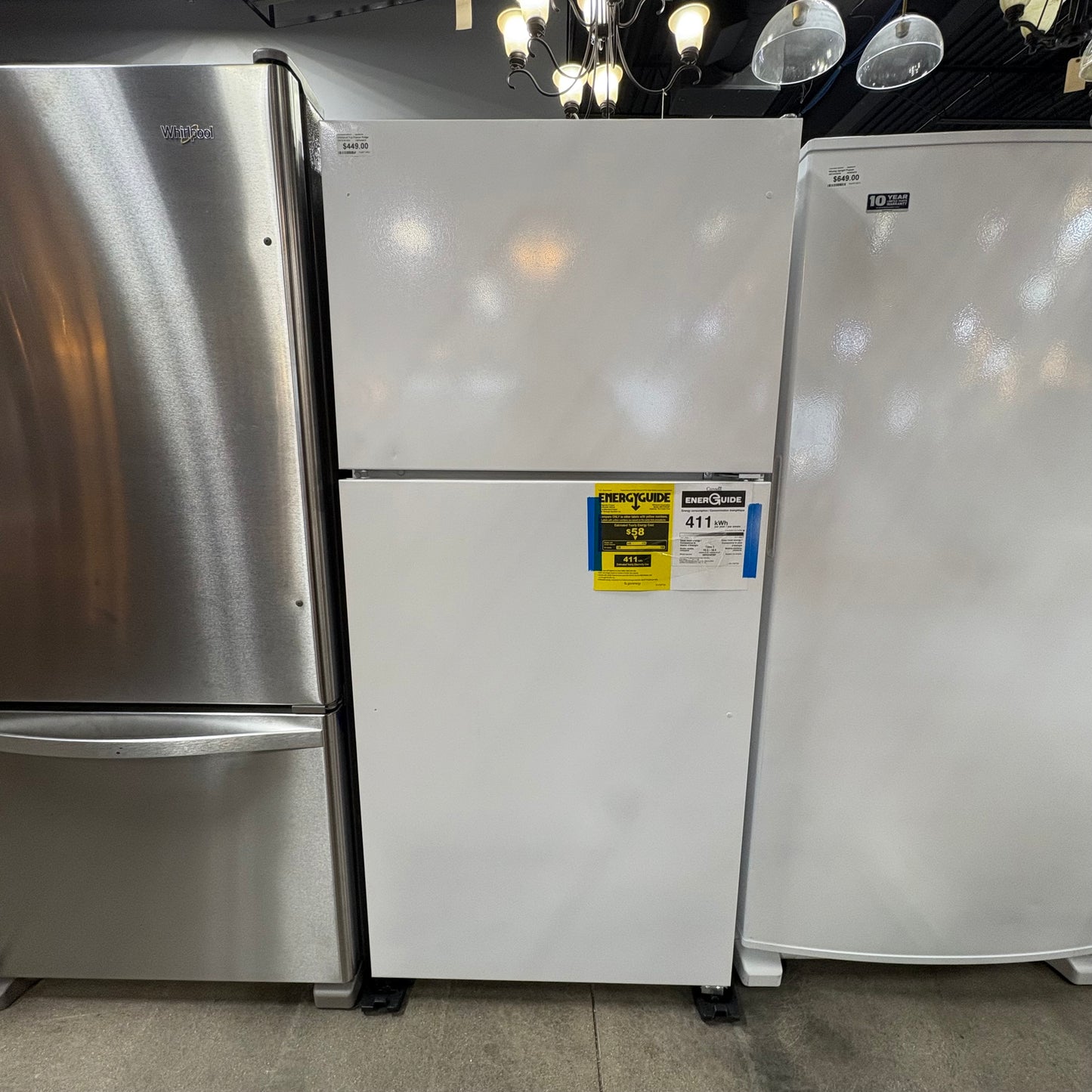 Whirlpool Top Freezer Fridge