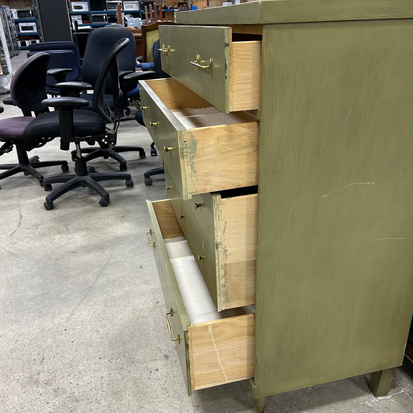 MCM Avocado Green Dresser