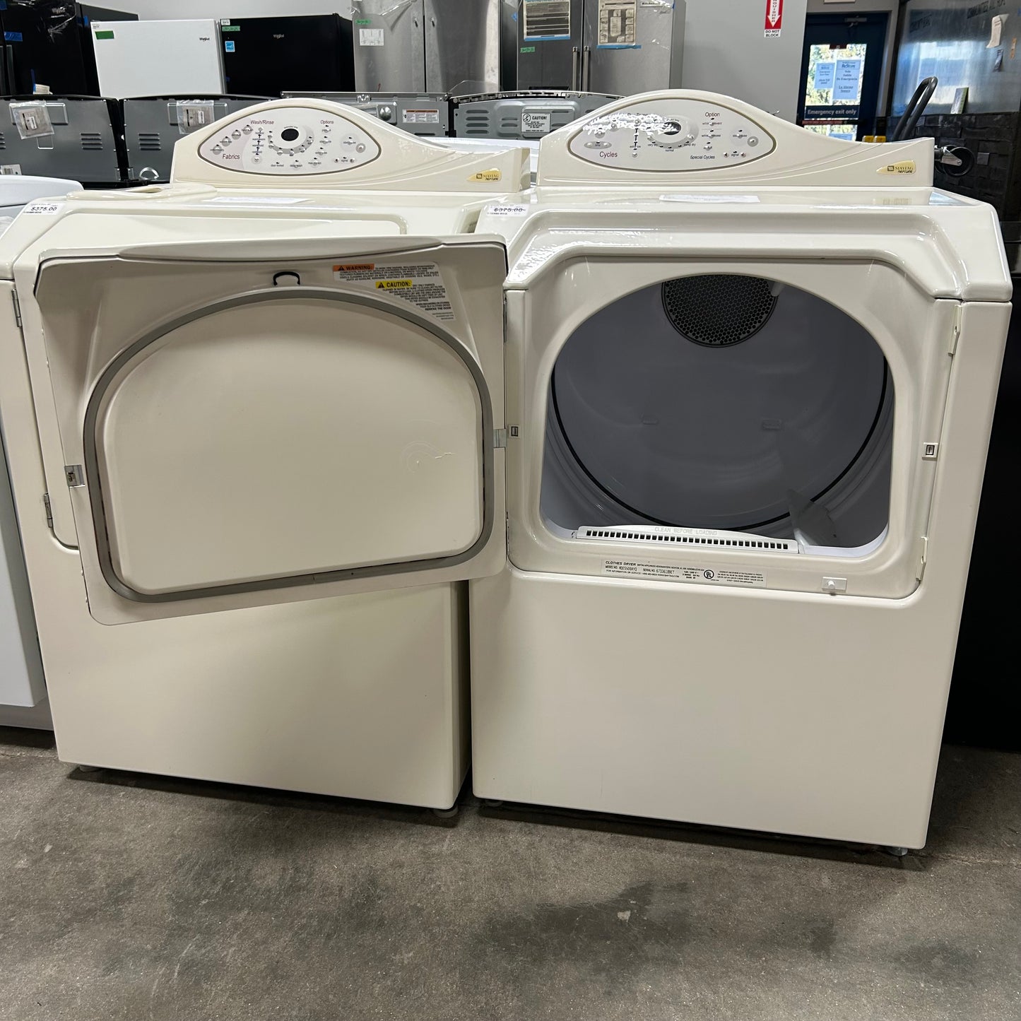 Maytag Washer/Elec Dryer Set